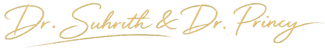 Dr. Suhrith and Dr. Princy signature